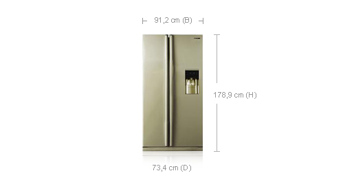 Samsung RSA1WTVG side-by-side refrigerator Freestanding – image 5