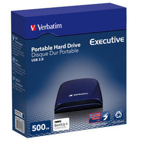 Verbatim 2.5'' Portable Hard Drive USB 2.0 Executive 500GB - Midnight Blue – image 3