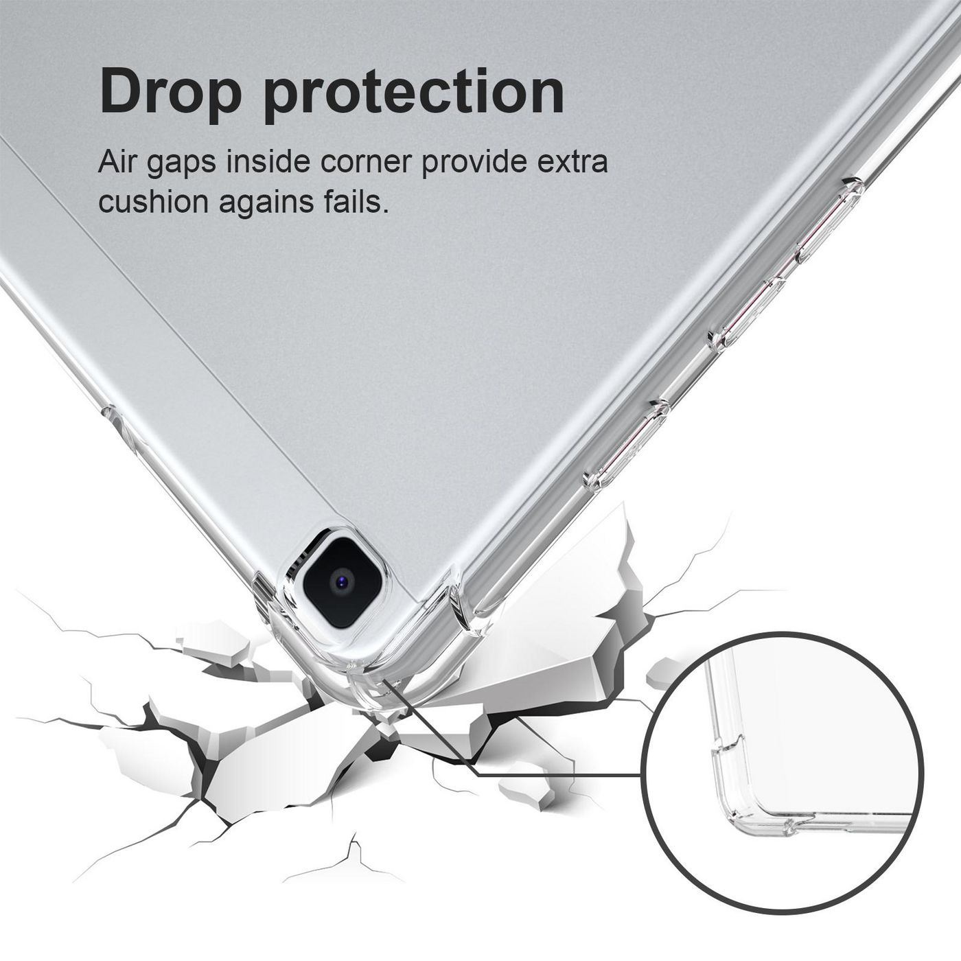 eSTUFF ES680107-BULK tablet case Cover Transparent – image 2