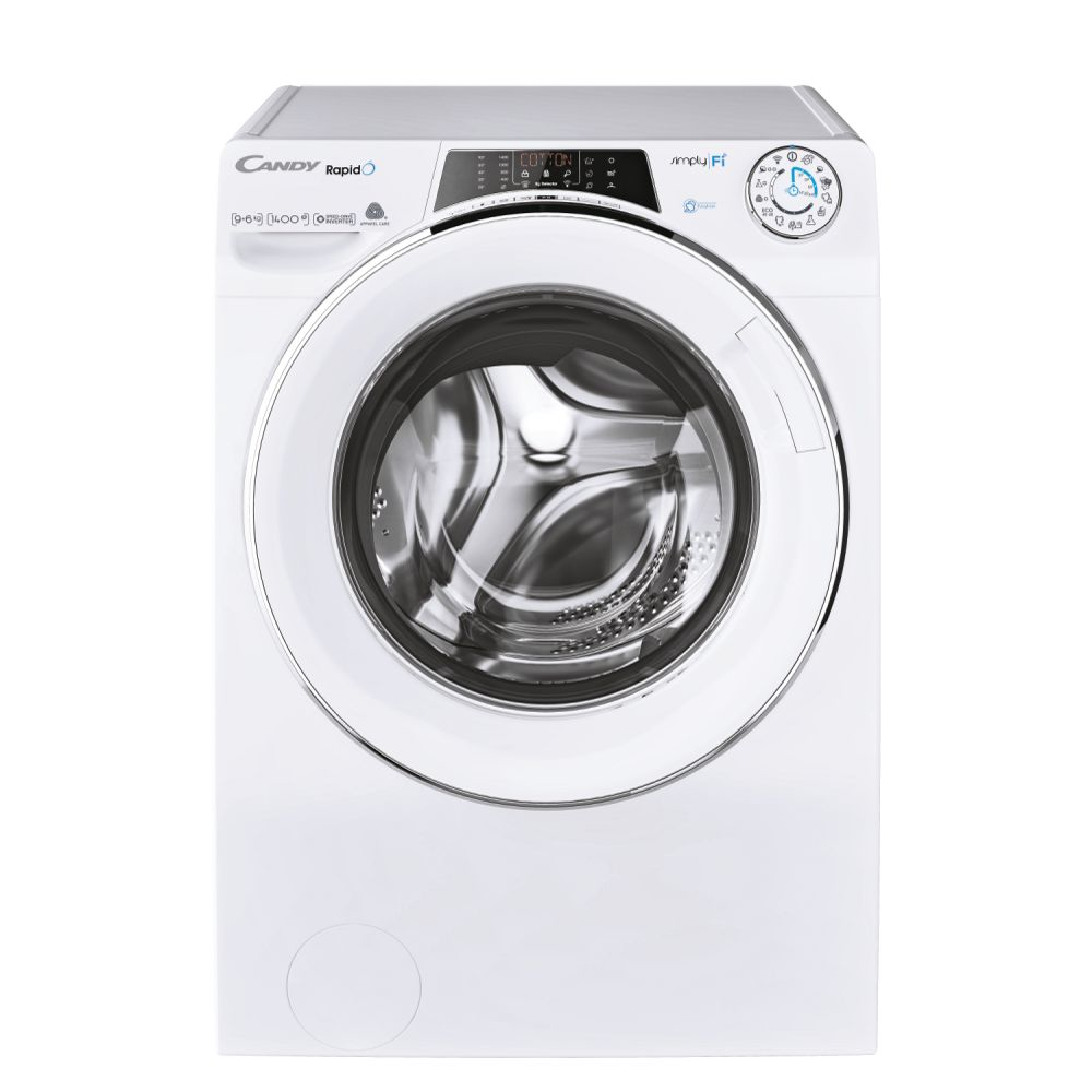 Candy RapidÓ ROW4966DWMCE/1-S washer dryer Freestanding Front-load White – image 1