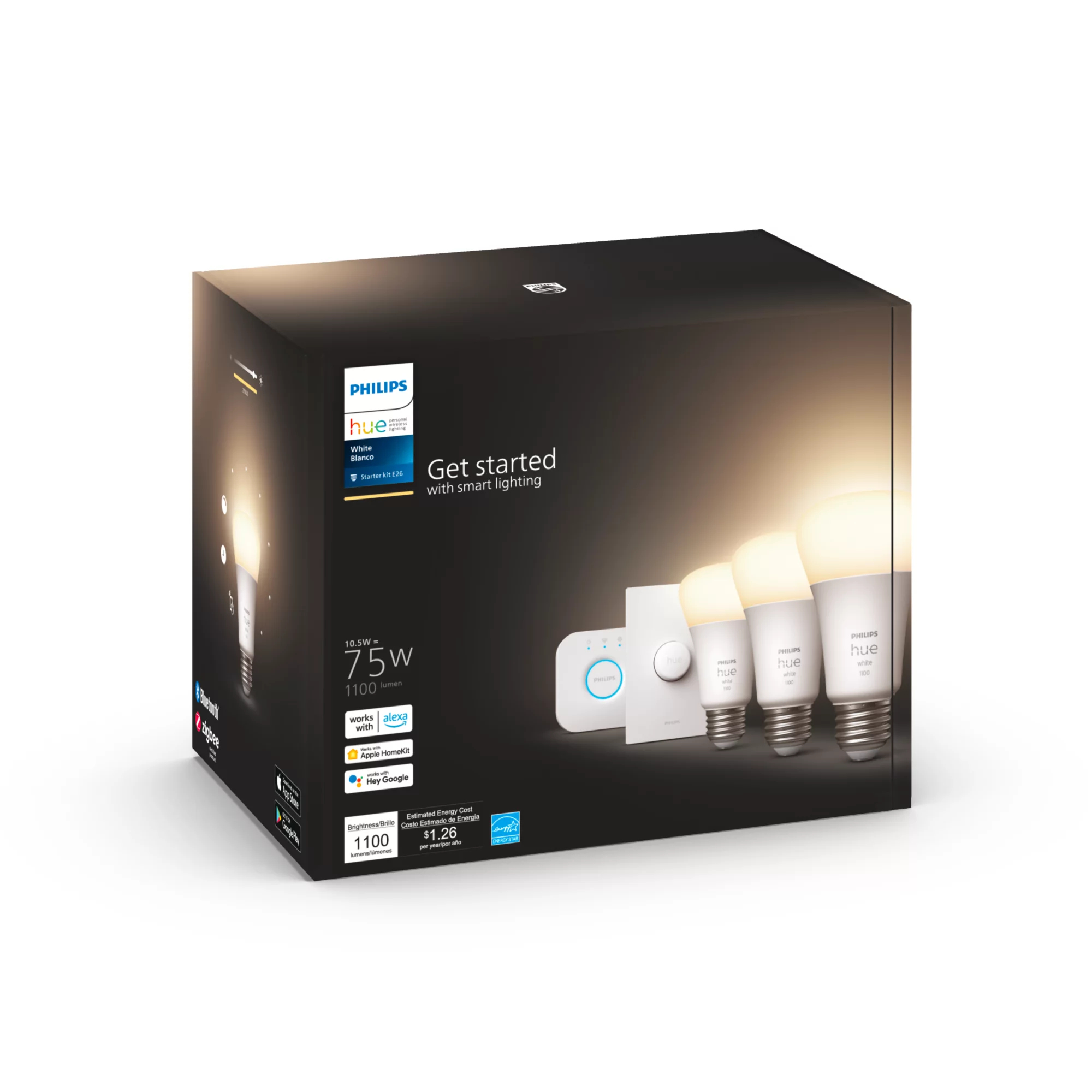 Philips by Signify Philips Hue White 8719514404410 smart lighting Smart lighting kit Bluetooth/Zigbee – image 2
