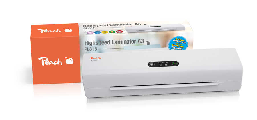 Peach PL815 laminator Hot laminator