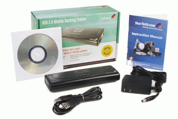 StarTech.com 6-in-1 USB 2.0 Laptop Docking Station – image 2