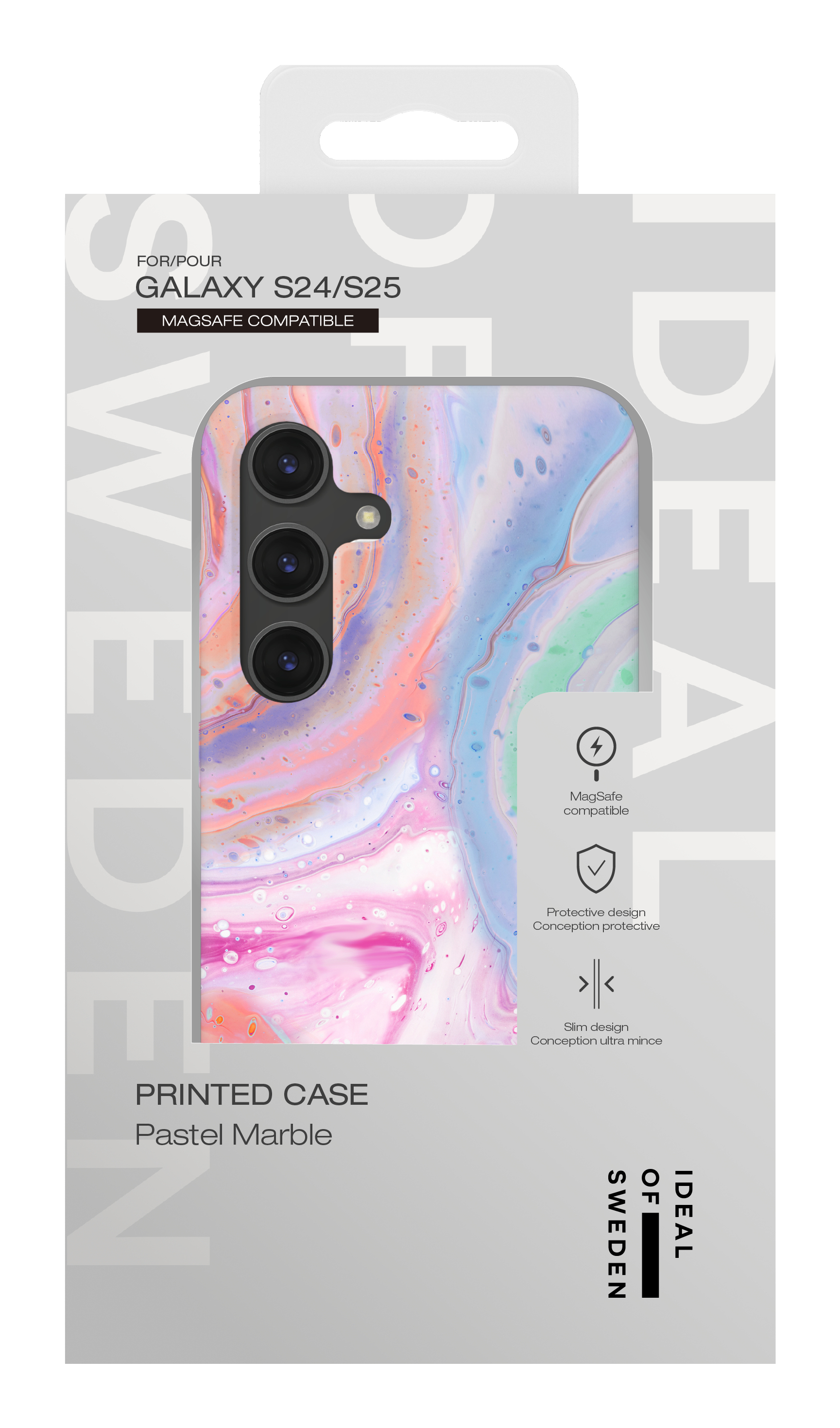 iDeal of Sweden Printed Case MagSafe Galaxy S25 Pastel Marble – image 4