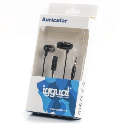 iggual PSI09032 headphones/headset Wired In-ear Black – image 3