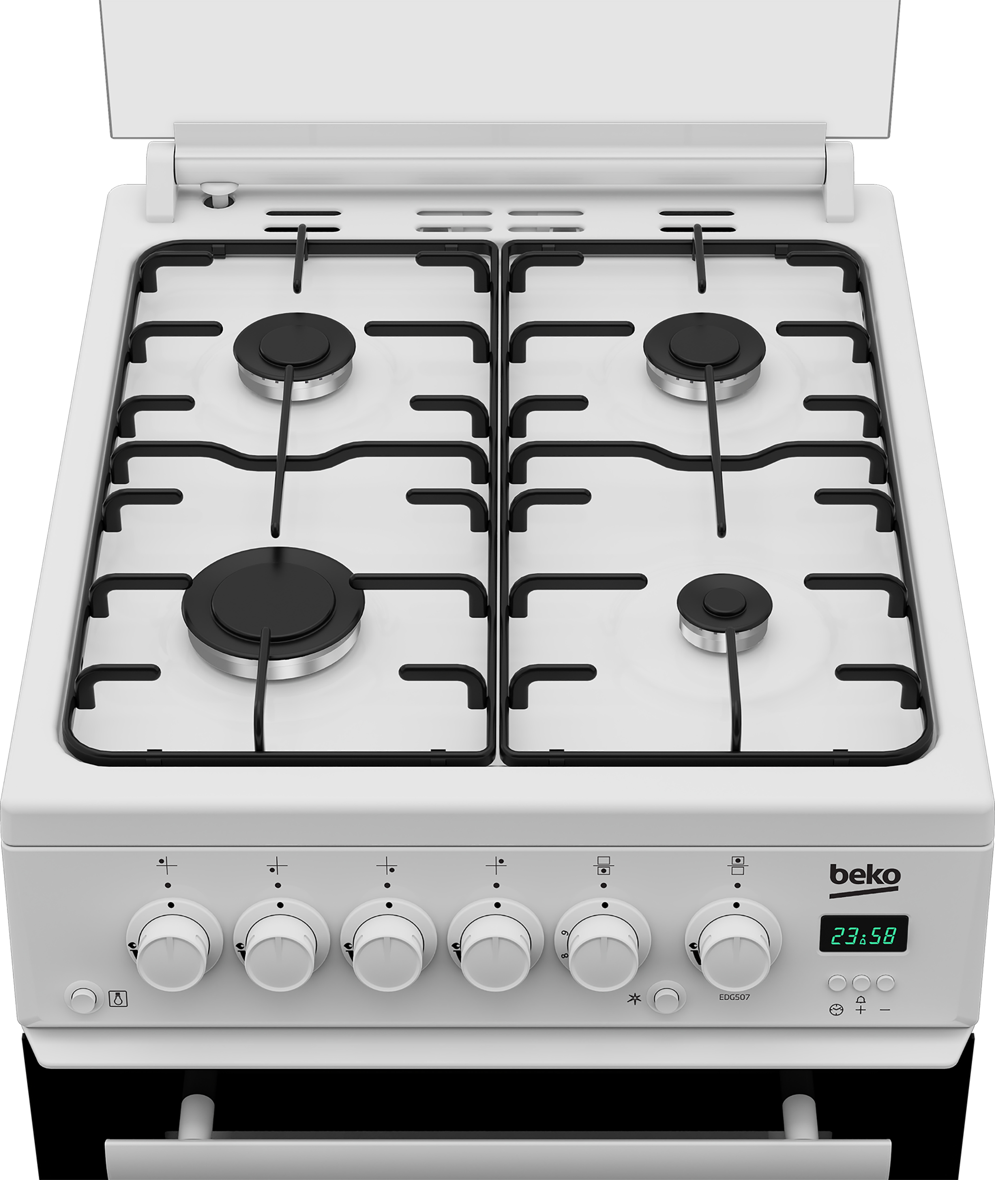 Beko EDG507W 50cm Freestanding Gas Twin Cavity Cooker – image 5