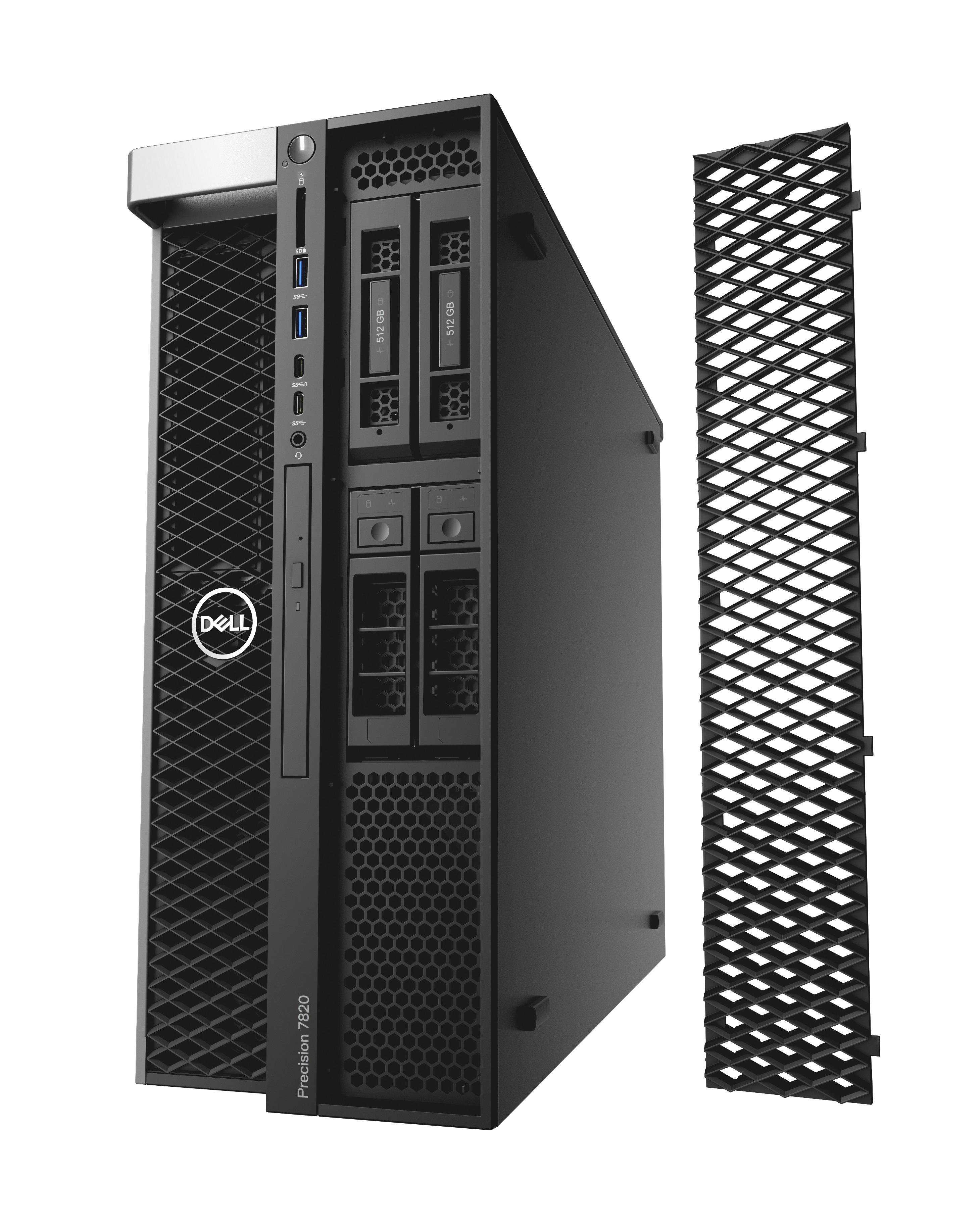 DELL Precision 7820 Intel® Xeon® 4112 16 GB DDR4-SDRAM 1 TB HDD NVIDIA® Quadro® P1000 Windows 10 Pro Tower Workstation Black image 4