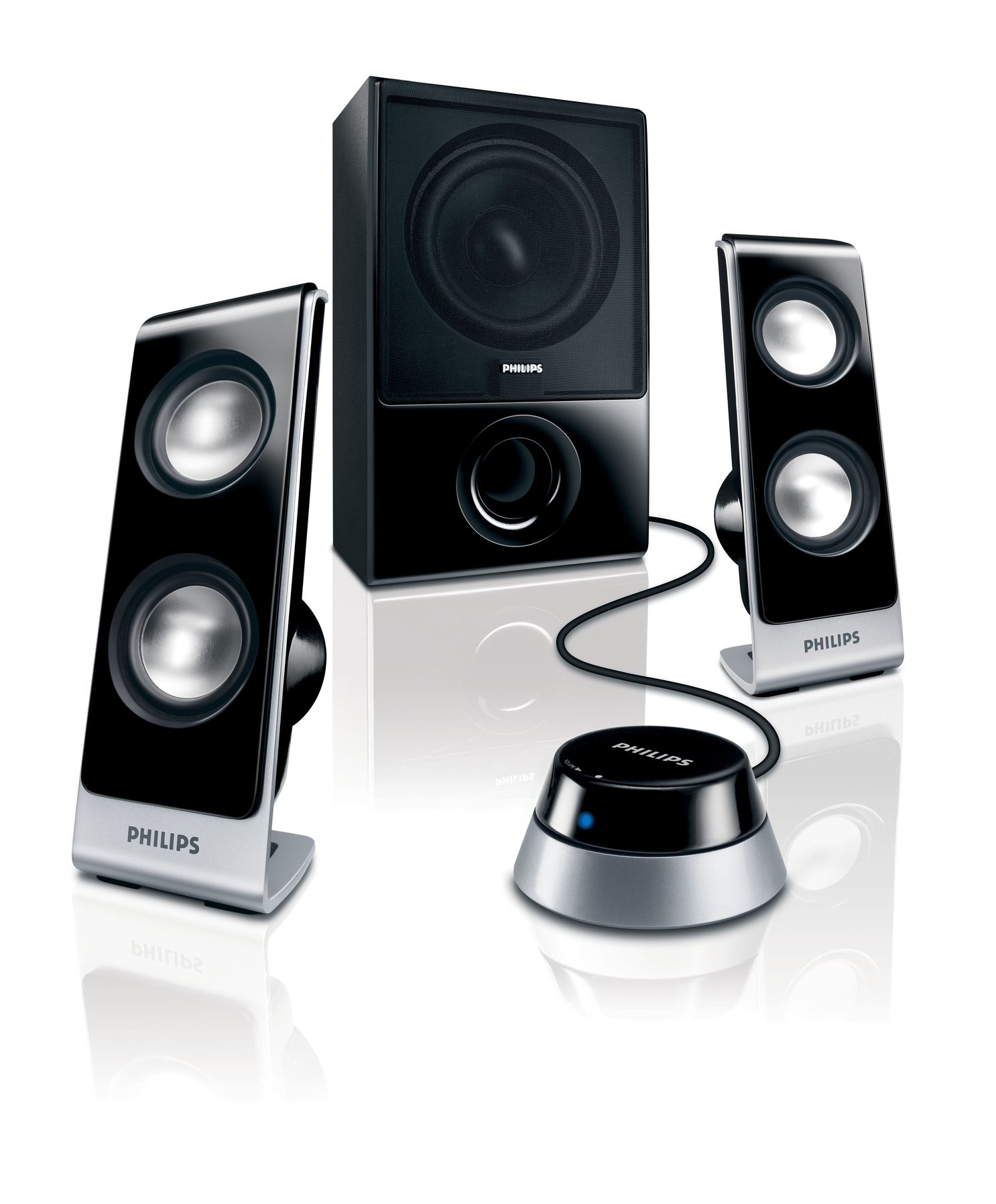 Philips SPA7350 Analogue Retail Version Multimedia Speaker 2.1
