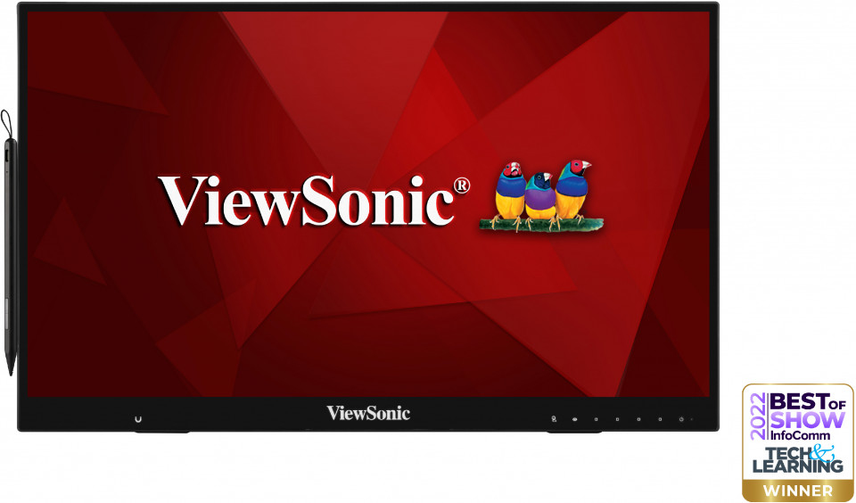 Viewsonic ID2456 computer monitor 60.5 cm (23.8″) 1920 x 1080 pixels Full HD LED Touchscreen Table Black image 2
