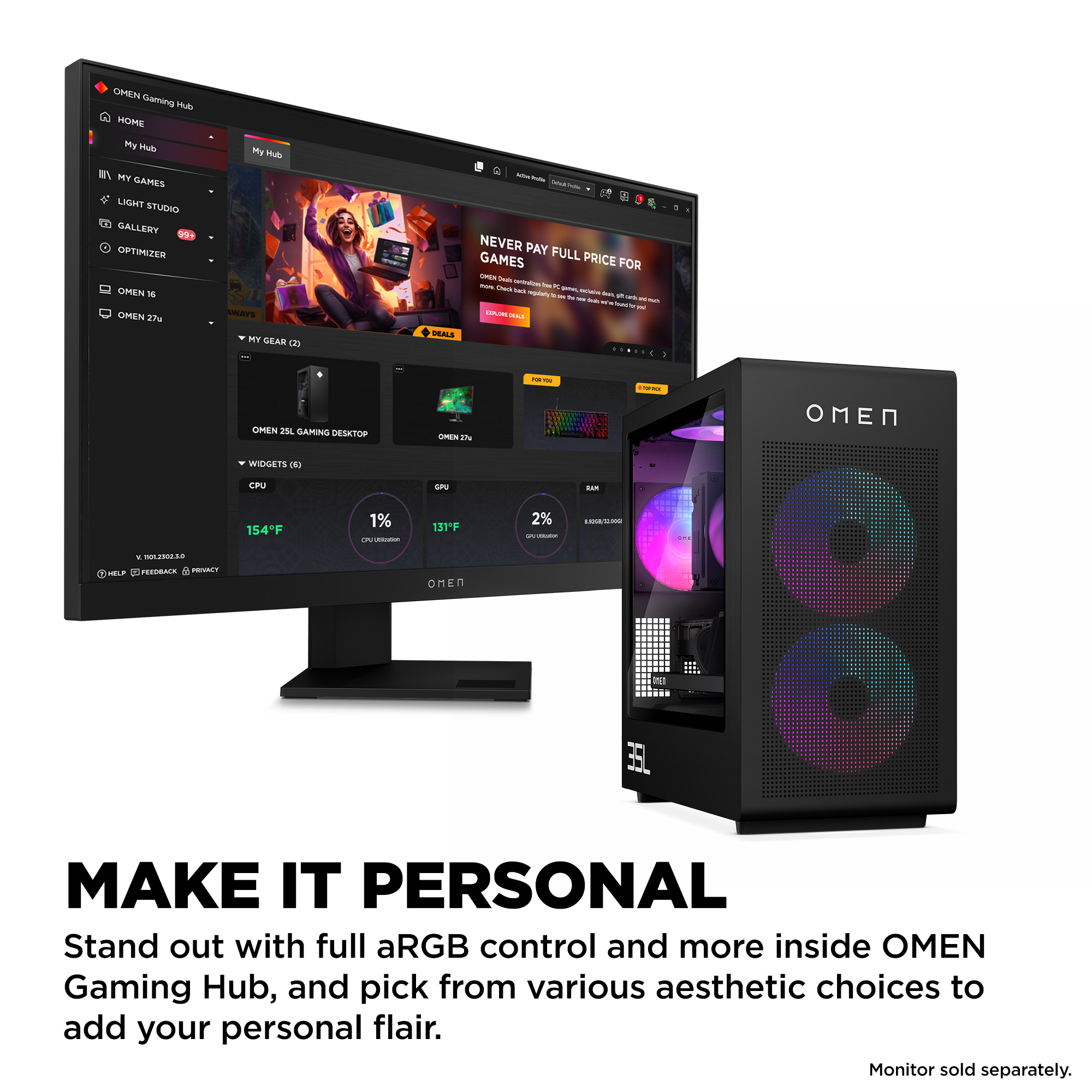 HP OMEN 35L GT16-0010na – image 9