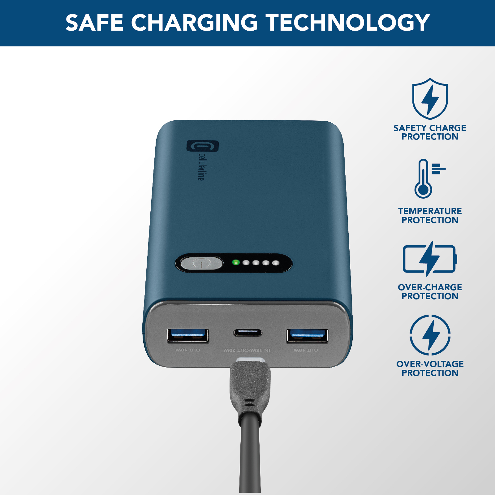 Cellularline Fast PD 10000 Portable Fast PD Charger – image 7