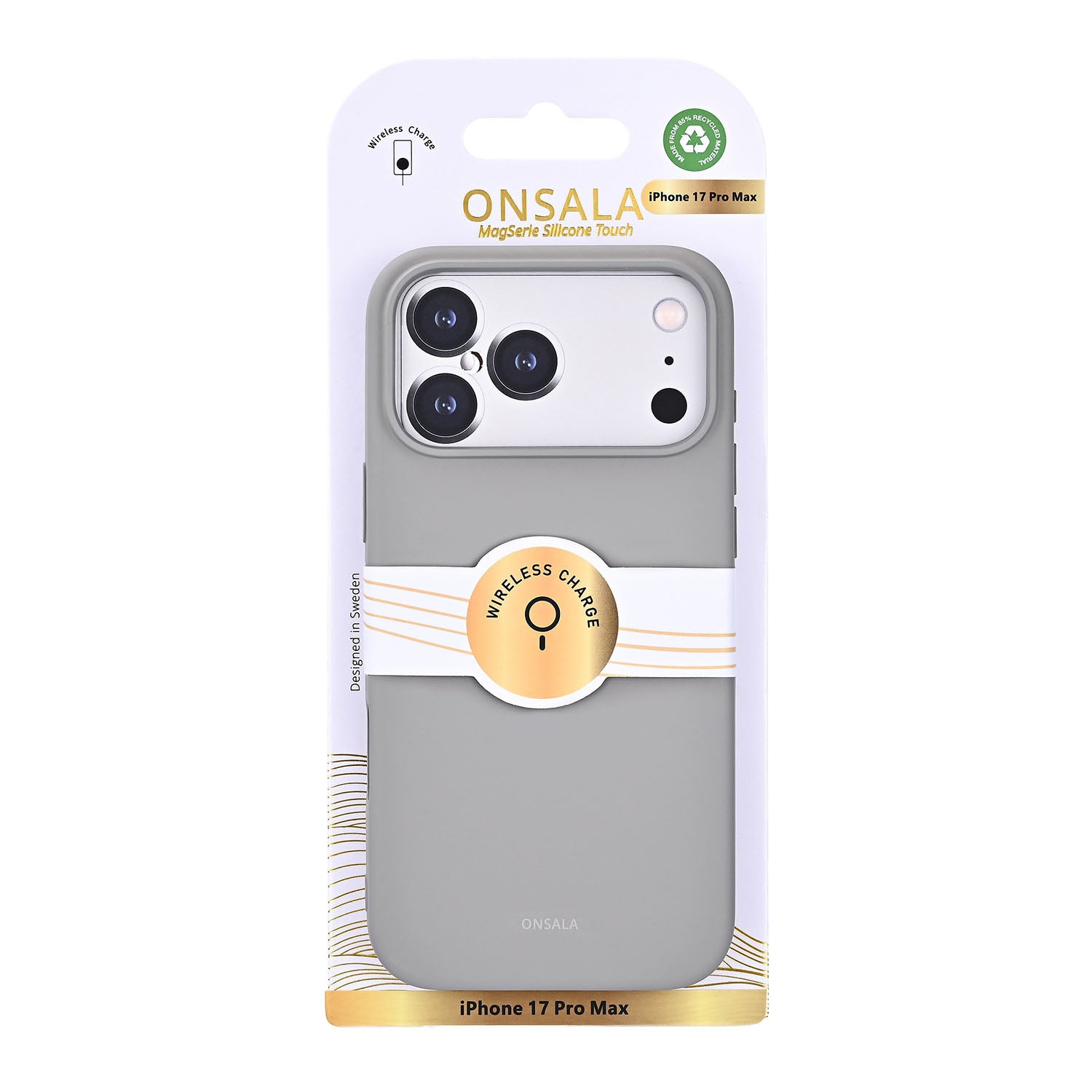 Onsala Phone Case with Silicone Feel Concrete - iPhone 17 Pro Max/18 Pro Max – image 2