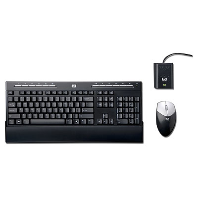 HP AU731AA keyboard Mouse included RF Wireless Black