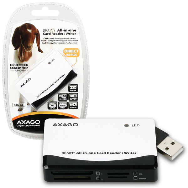Axagon CRE-X5 card reader USB 2.0 – image 7