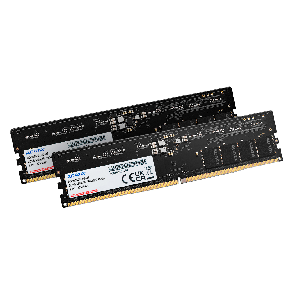 Memoria RAM ADATA AD5U56008G-S - DDR5 - 8GB - 5600MHz - UDIMM - para PC - AD5U56008G-S