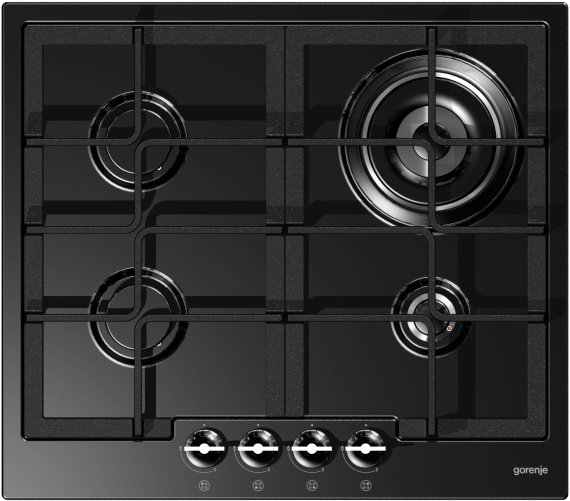 Gorenje G6N50RB hob Black Built-in Gas 4 zone(s)