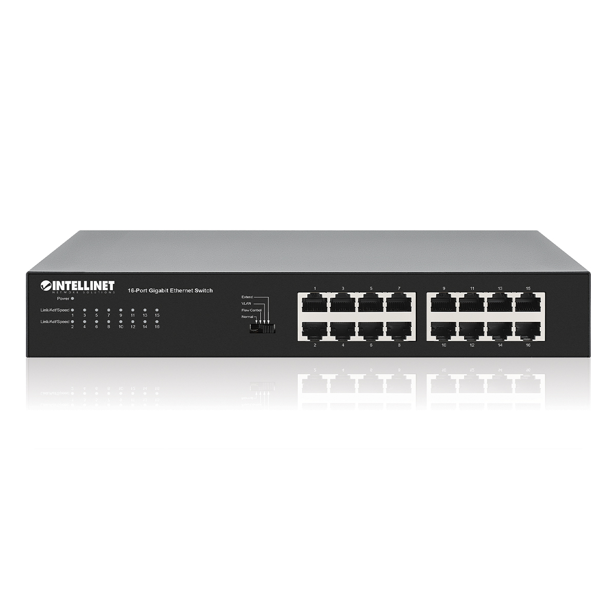 Manhattan 561815 network switch Unmanaged Gigabit Ethernet (10/100/1000) Black