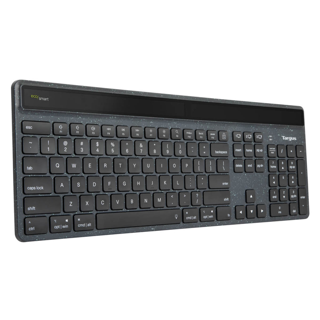 Teclado Targus EcoSmart - Inalámbrico - Bluetooth - Solar - Español - AKB868ES Teclado Targus EcoSmart - Inalámbrico - Bluetooth - Solar - Español - AKB868ES