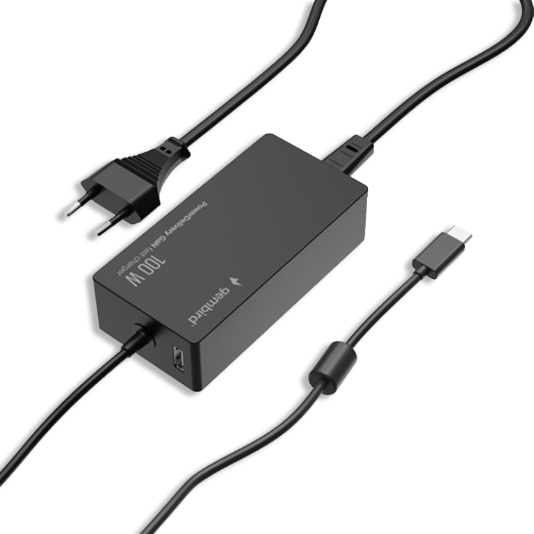 Tolerate GEMBIRD 100W PD GAN USB-C COMPUTER CHARGER BLK – image 1