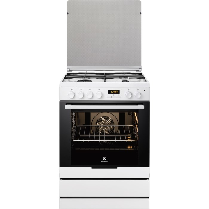 Electrolux EKK96450AW cooker Freestanding cooker Electric Gas White