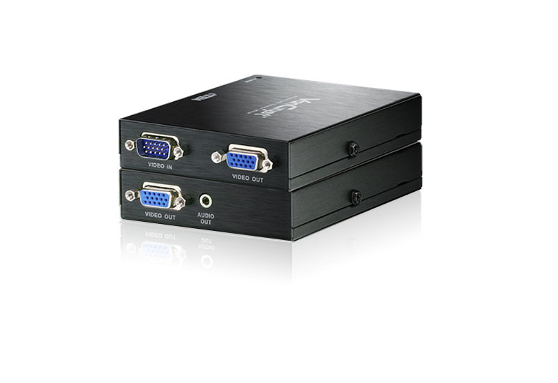 ATEN VE170-AT-G AV extender AV transmitter & transceiver Black