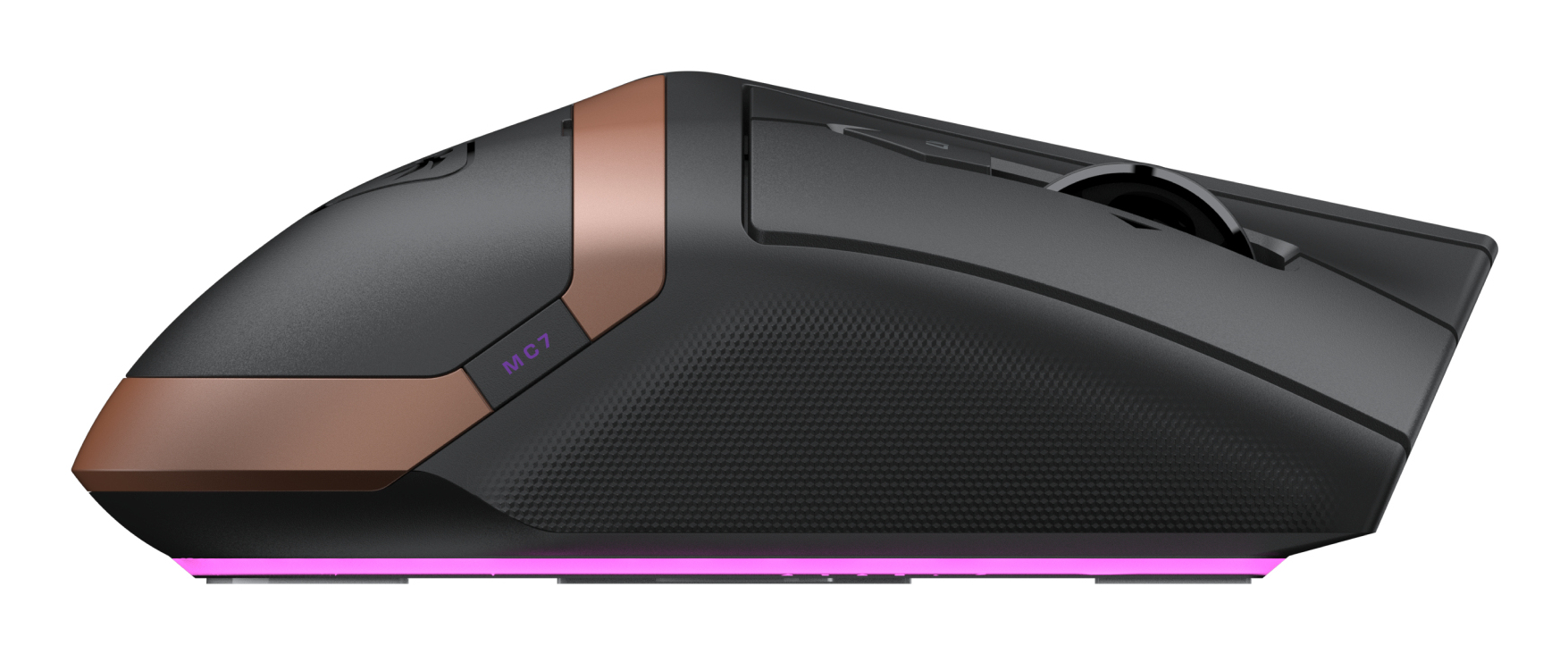 Turtle Beach Command Series MC7 Souris de Gaming sans Fil avec écran Tactile intégré Command Display, capteur Optique Owl Eye 30K DPI, connectivité Tri Mode et Station de Charge