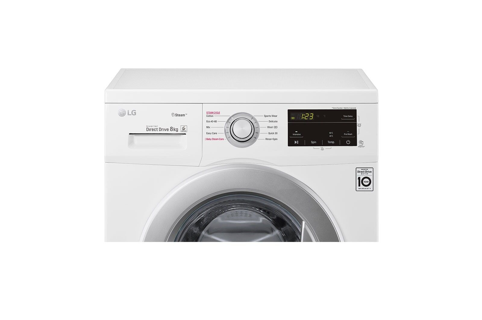 LG F4J3TS4WE washing machine Front-load – image 4