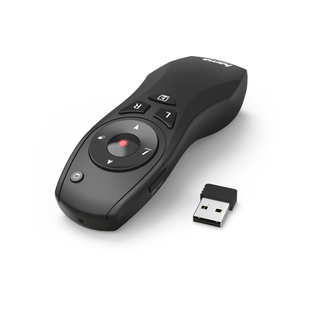 Hama 00139916 wireless presenter RF Black – image 2