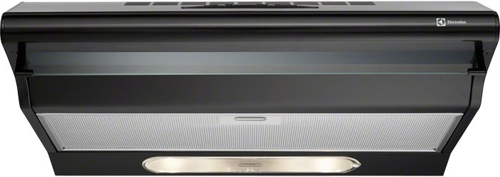 Electrolux EFT60236OK cooker hood Semi built-in (pull out) Black 350 m³/h