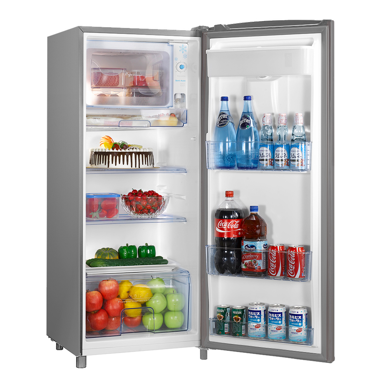 Hisense RR63D6WBX combi-fridge Freestanding Black – image 2