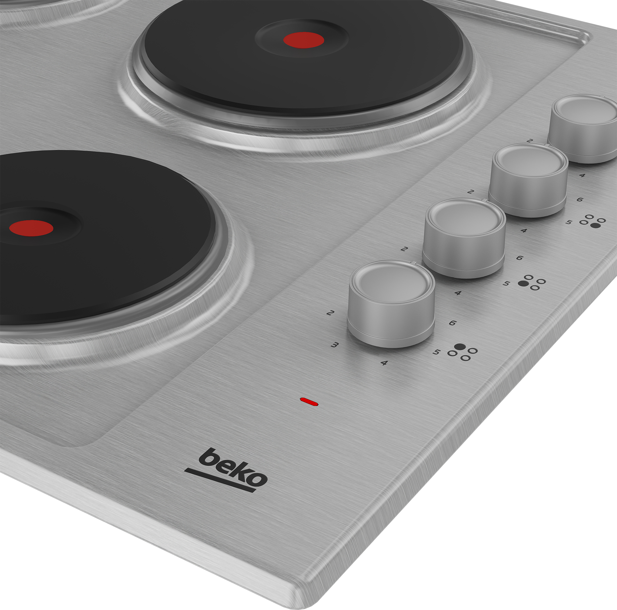 Beko HIBE64101X 60cm Sealed Plate Hob with Side Knob Controls – image 4