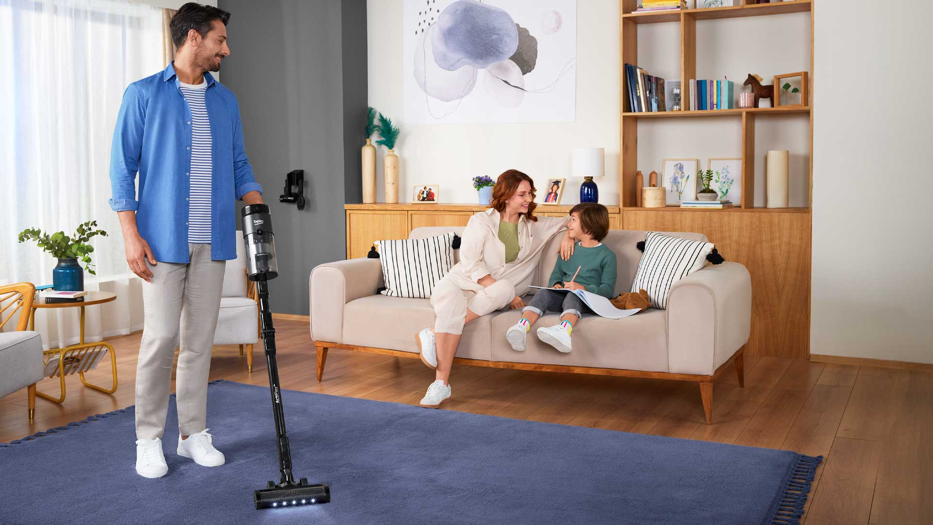 Beko VRT86325VI PowerClean™ CyclonStorm™ Cordless 2-in-1 Vacuum Cleaner with Mop – image 9
