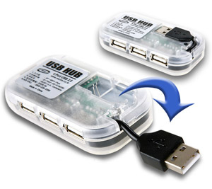 Techly IUSB2-HUB4-480BK interface hub 480 Mbit/s Black – image 4