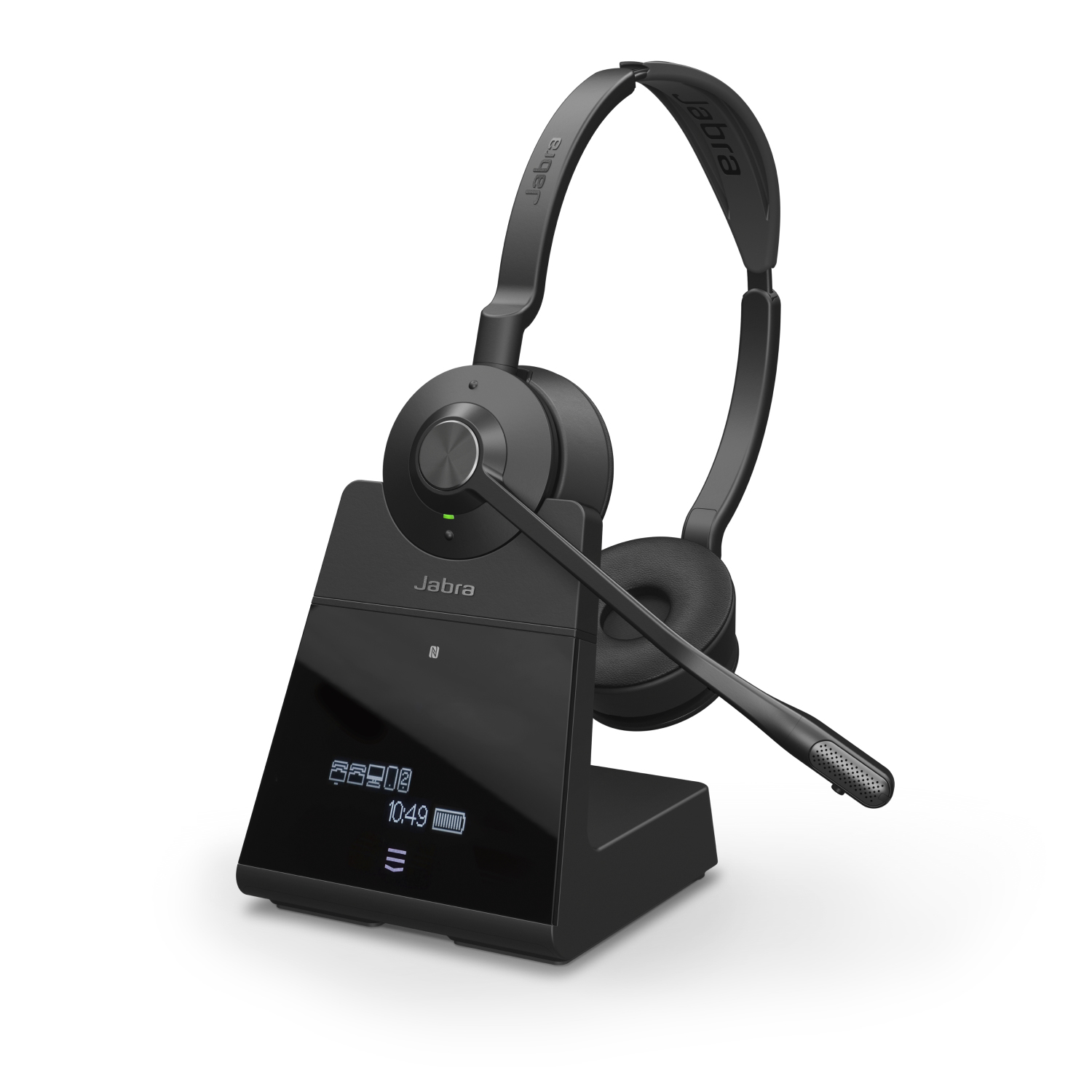 Jabra Engage 75 Stereo Headset Trådlös Huvudband Kontor/callcenter Micro-USB Bluetooth Svart