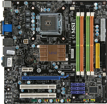 MSI P7NGM-Digital LGA 775 (Socket T) micro ATX