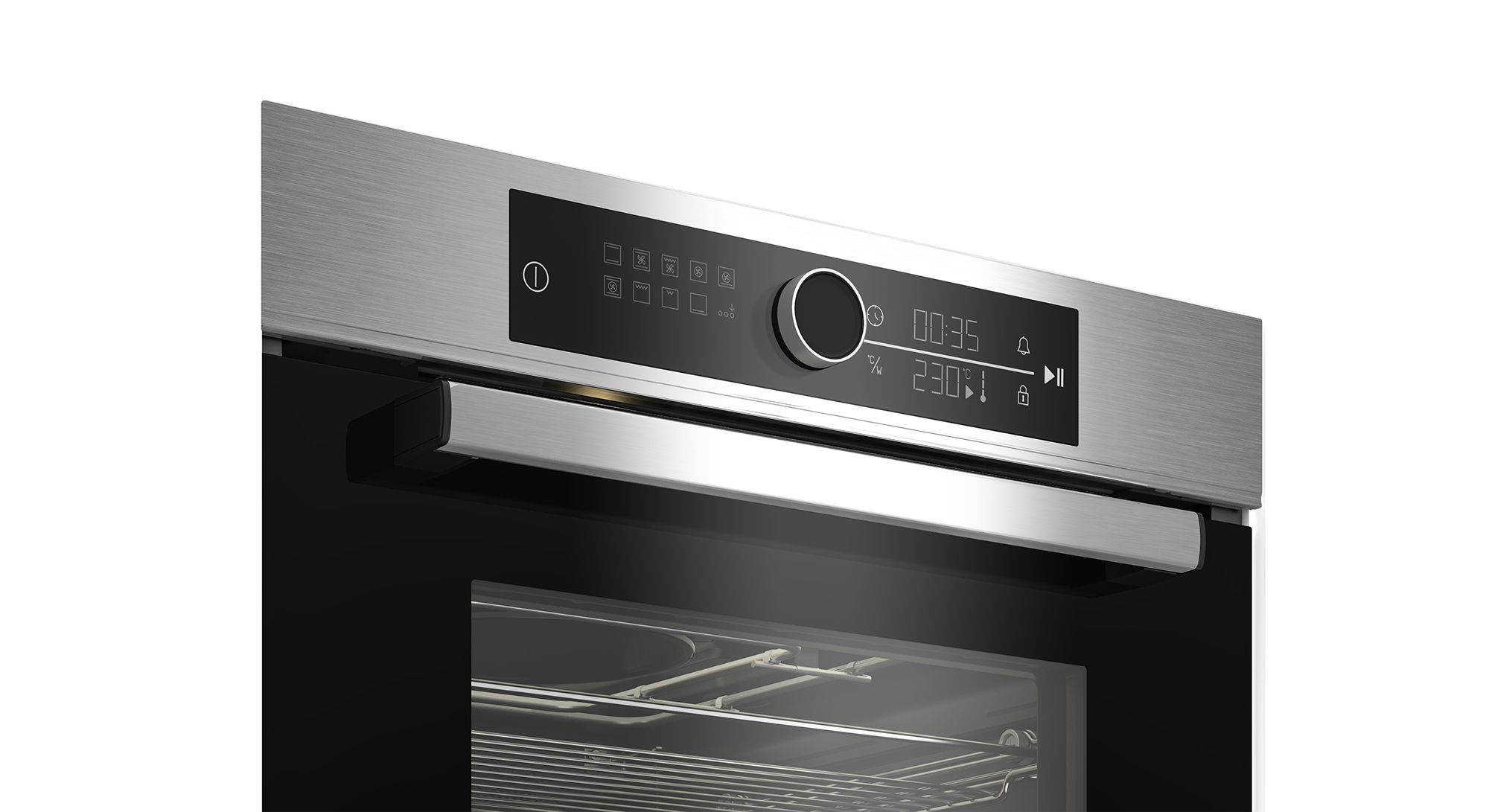 Beko BBCW12400X 45cm Built-In Compact Multi-Function Oven Microwave – image 4