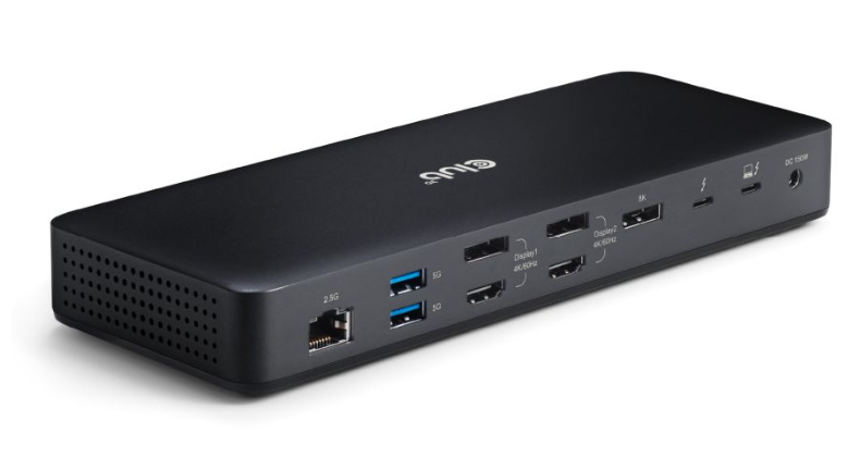 CLUB3D CSV-1583 replicatore di porte e docking station per laptop Cablato Thunderbolt 4 Nero