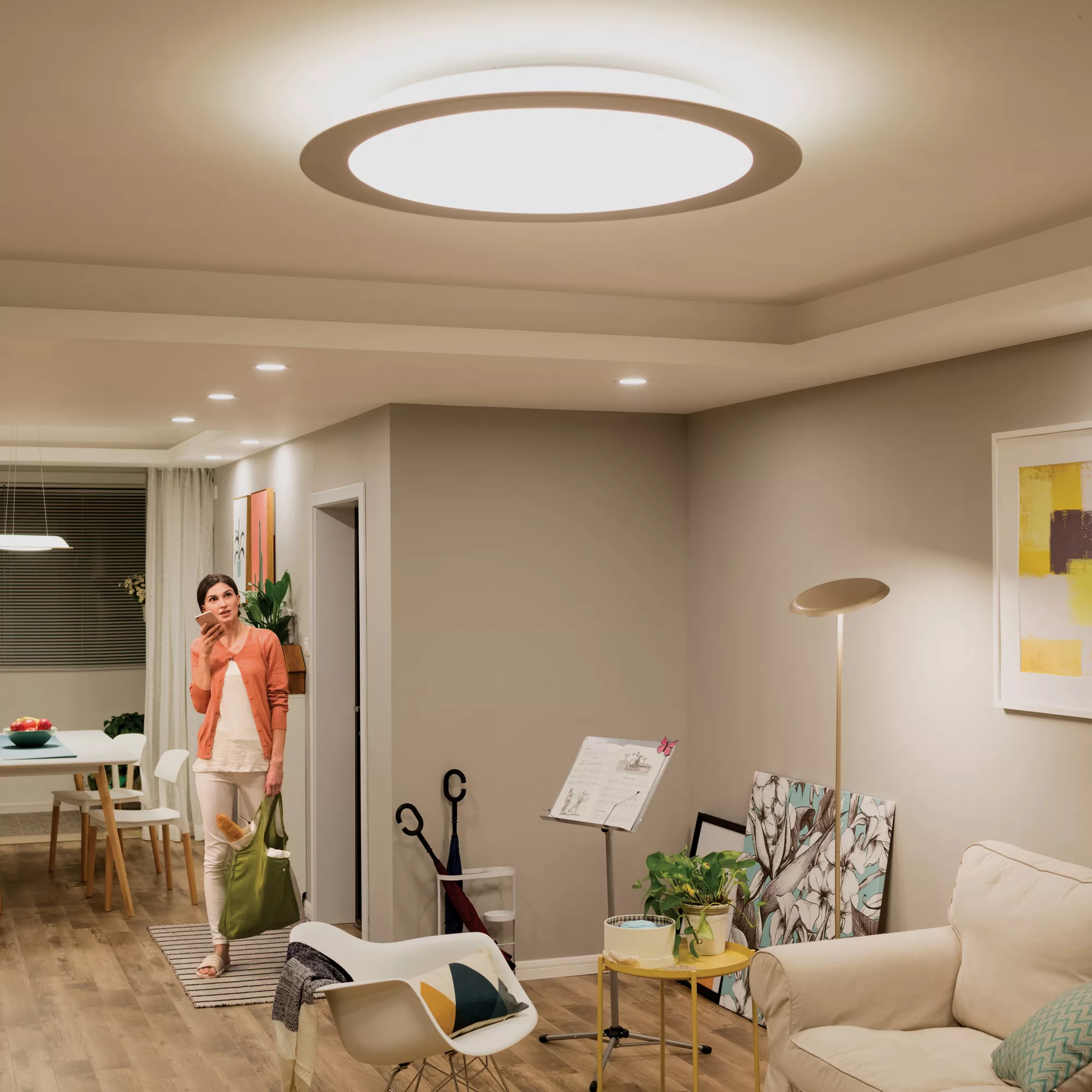 Philips by Signify Philips Hue White ambience 4503748C6 Smart ceiling light Bluetooth/Zigbee – image 4