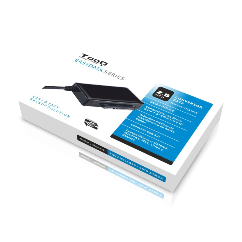 TooQ TQCV-25S1U3B interface cards/adapter SATA – image 2