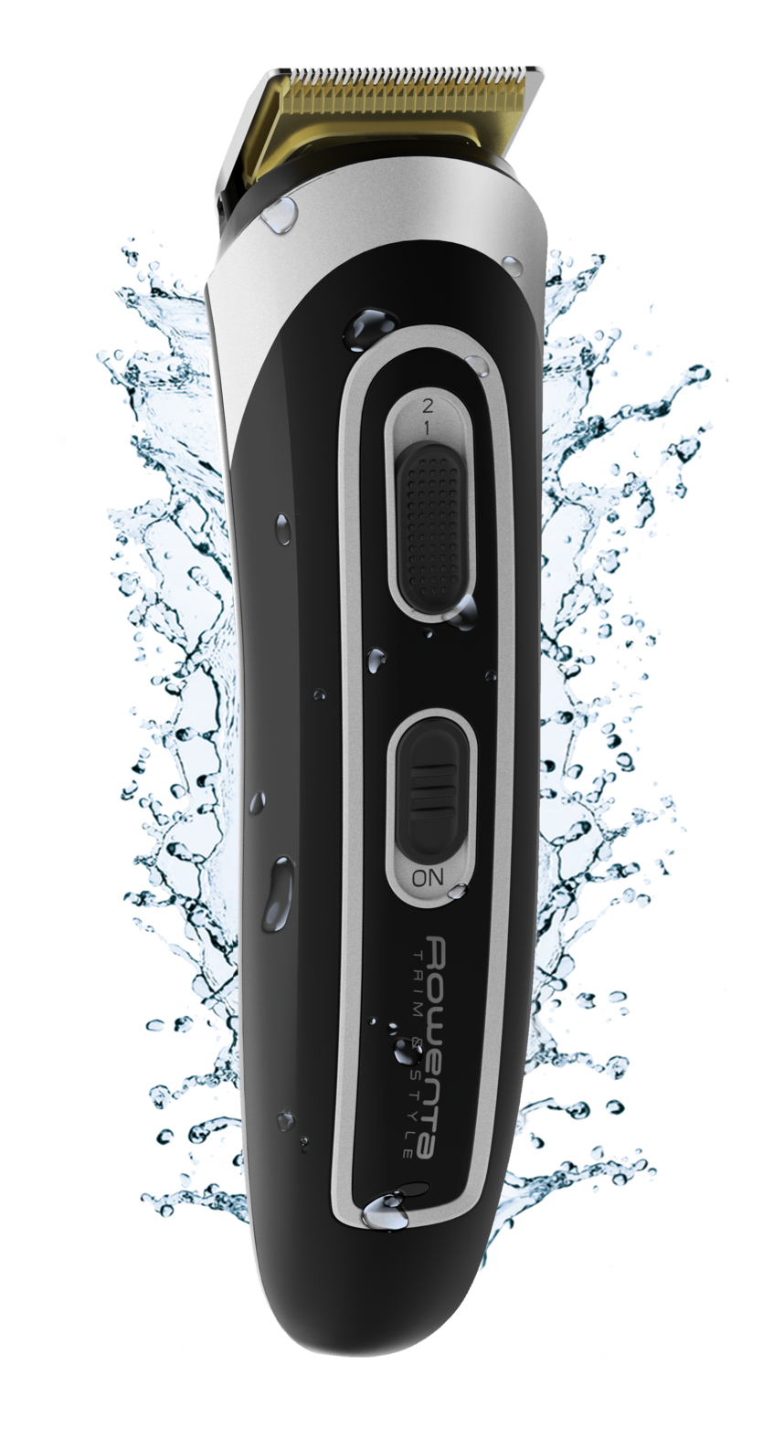 Rowenta TRIM & STYLE TN9140 Black, Silver