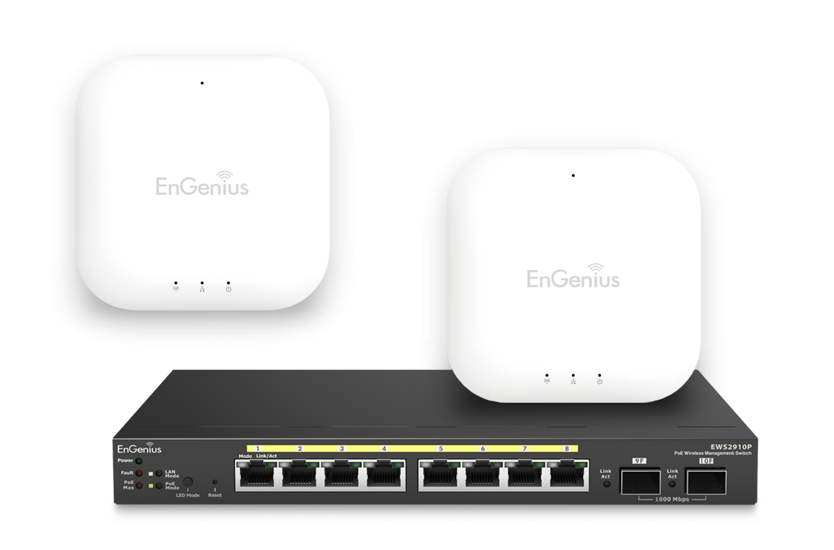 EnGenius EWS2910P-Kit-300 Managed L2 Gigabit Ethernet (10/100/1000) Power over Ethernet (PoE) 1U Grey – image 4
