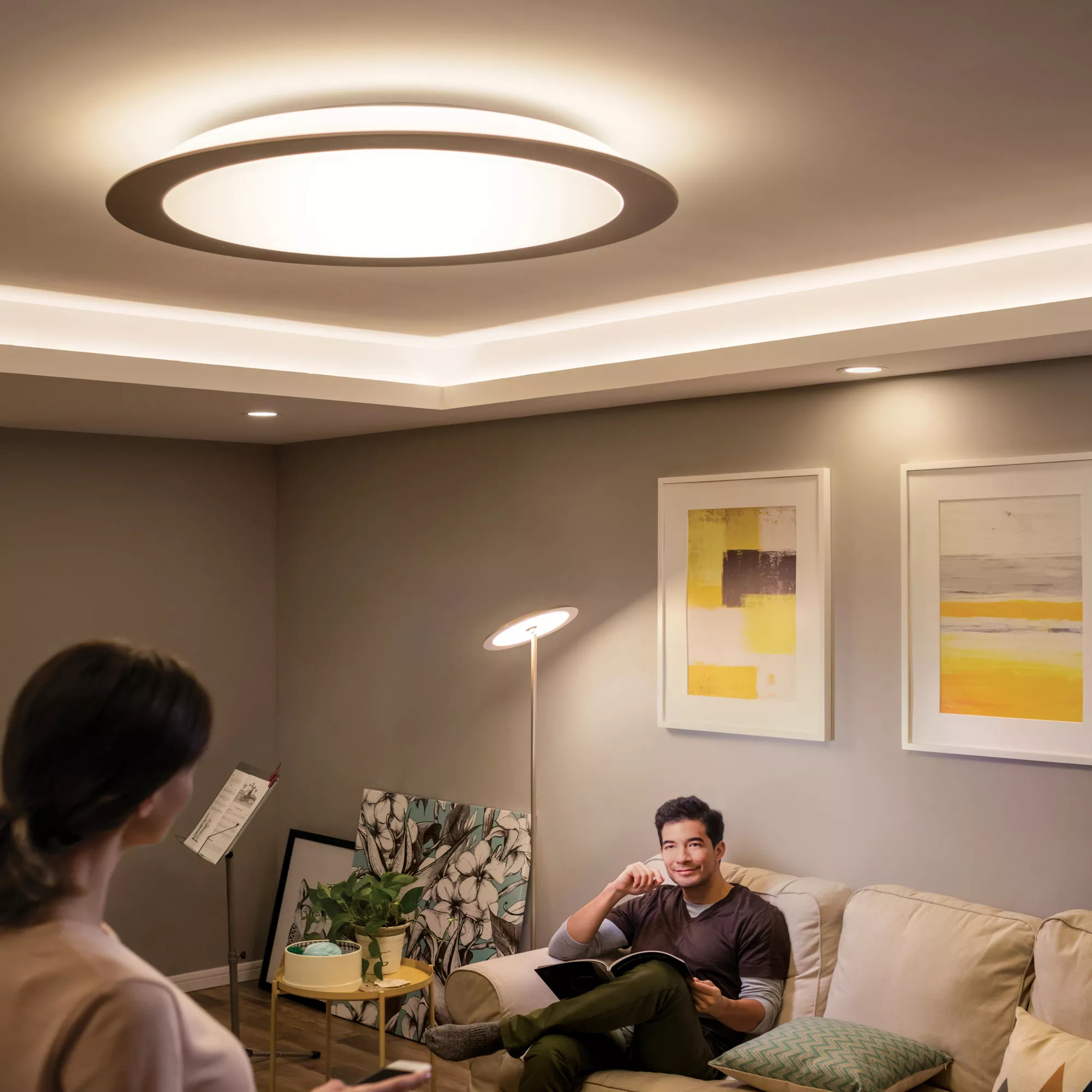 Philips by Signify Philips Hue White ambience 4503648C6 Smart ceiling light Bluetooth/Zigbee – image 4