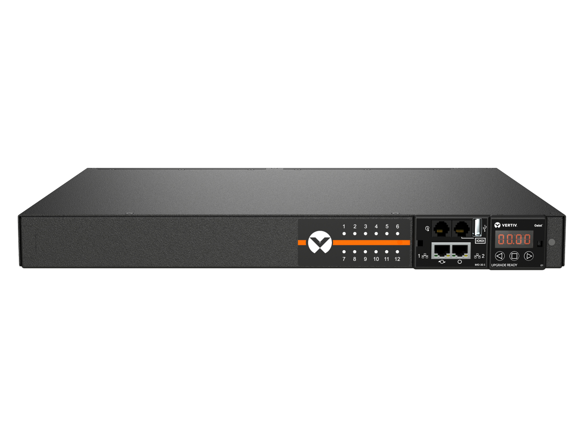 Vertiv Geist NR30201 power distribution unit (PDU) 12 AC outlet(s) 1U Black – image 1