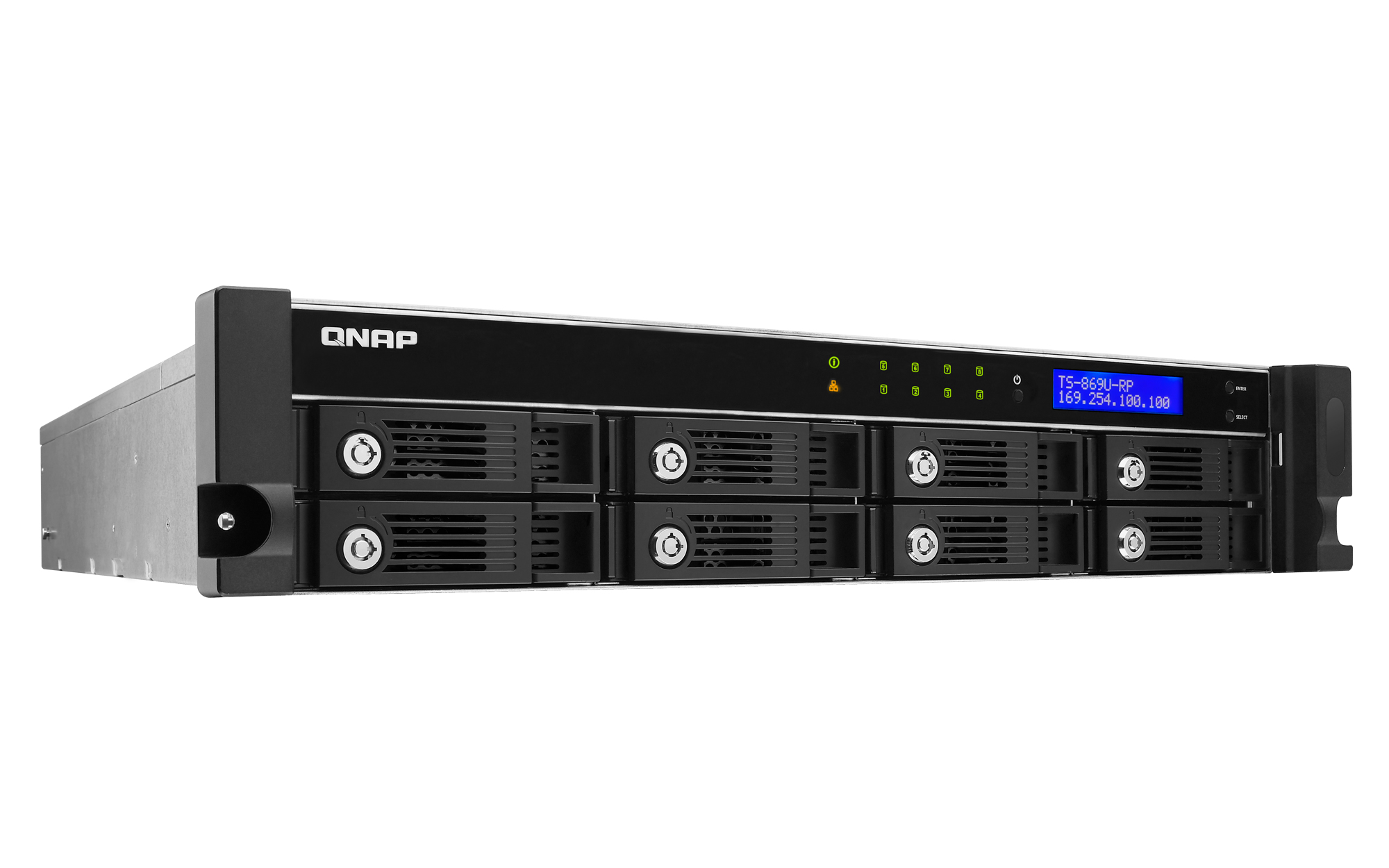QNAP TS-869U-RP NAS/storage server Rack (2U) Intel Atom® D2700 – image 5