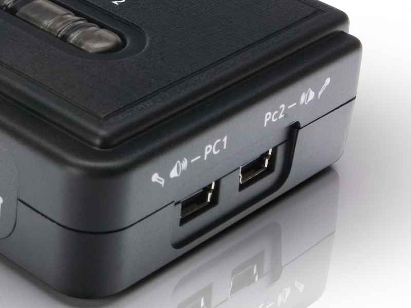 Conceptronic 2-ports PS2 KVM Switch + Audio – image 7