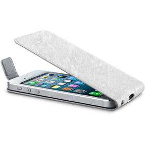 Cellularline FLIPSLIMIPHONE5W mobile phone case Flip case White – image 2