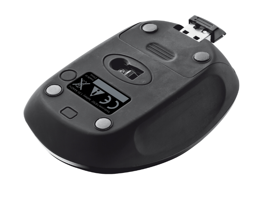 Trust 18812 keyboard Mouse included Universal RF Wireless Turkish Black – image 5