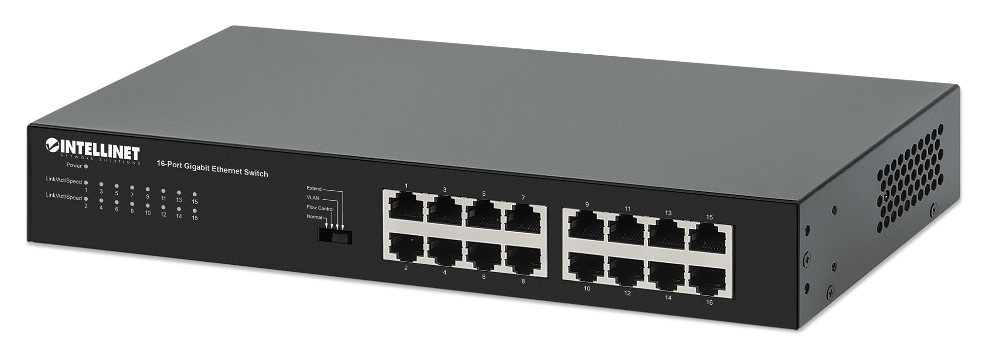 Intellinet 16-Port Gigabit Ethernet Switch – image 1