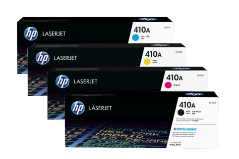 HP 410A B/C/Y/M Original LaserJet Toner Cartridges