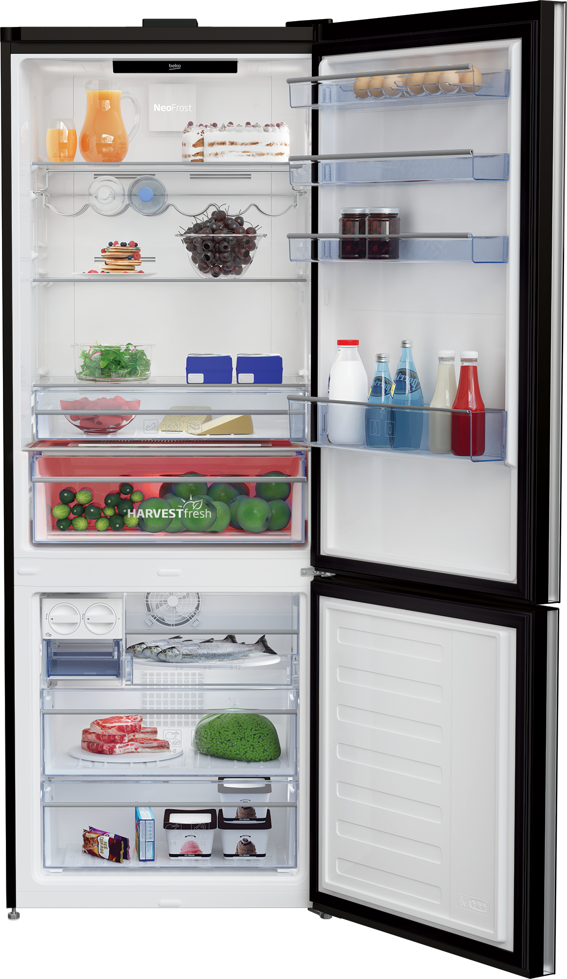 Beko RCNE560E60ZGBHN fridge-freezer Freestanding – image 4